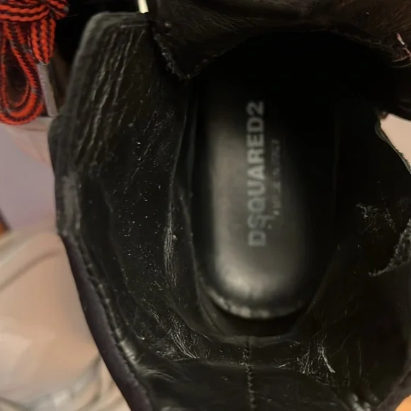 Dsquuared 2 , Sneakers 2 pair Italy Kids size 31 white Black - Picture 7 of 12